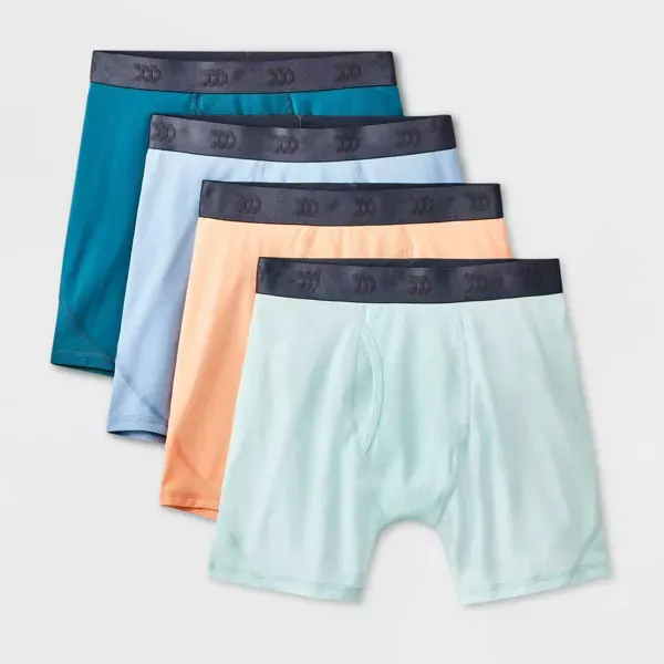 Photo 1 of Boys' 4pk Mesh Boxer Briefs - All In Motion™ Size M (8)
