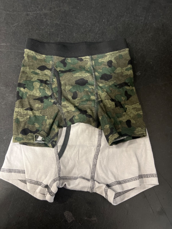 Photo 1 of Boys' Adaptive 2pk Camo Briefs - Cat & Jack™ Blue Size S (6-7)
