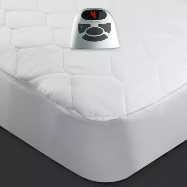 Photo 1 of King Quilted Electric Mattress Pad 10 Heat Settings - Biddeford Blankets - Machine Washable
