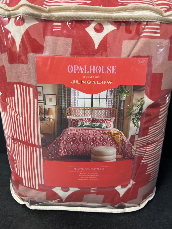 Photo 1 of Printed Comforter Set  - Opalhouse™ designed with Jungalow™ Full/Queen Size 