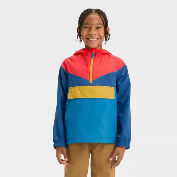 Photo 1 of Boys' Solid Anorak Jacket - Cat & Jack™ L (10/12)
