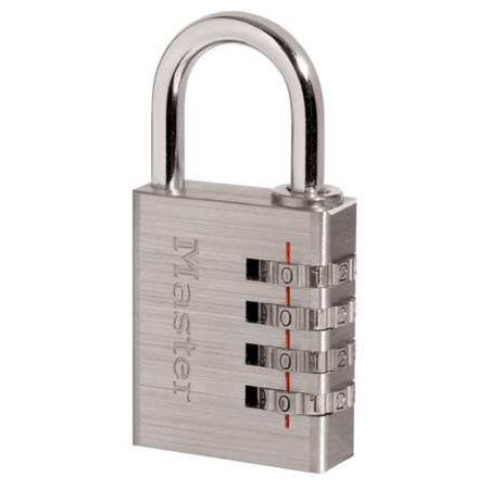 Photo 1 of Master Lock 643D 1.56 in. Aluminum Luggage Combination Lock
