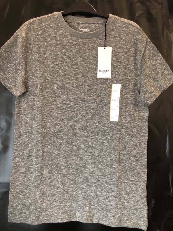 Photo 2 of Men's Standard Fit Short Sleeve Crewneck T-Shirt - Goodfellow & Co™ Light Gray S
