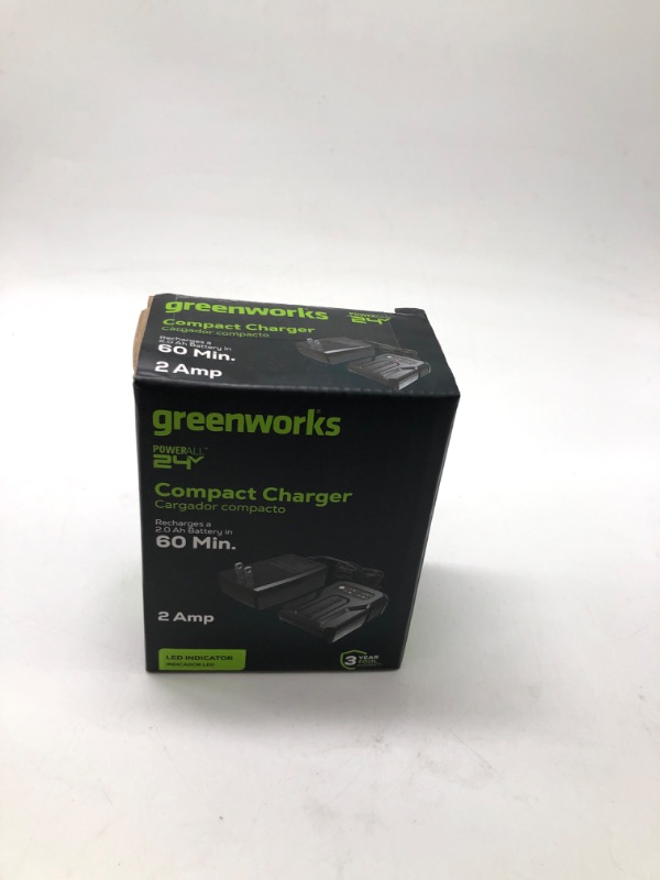 Photo 2 of Greenworks POWERALL 24V 2A Charging Adaptor Outdoor Power Equipment Attachments
