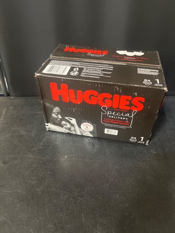 Photo 2 of Huggies Special Delivery Hypoallergenic Baby Diapers Size 1 84 Ct
