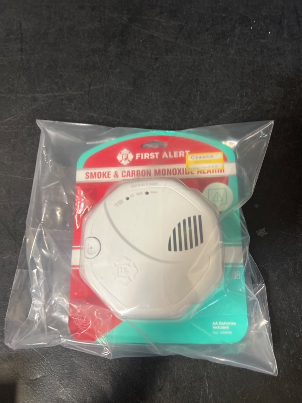 Photo 2 of First Alert SC7010BPVCN Hardwired Smoke & Carbon Monoxide Detector with Voice Location and Battery Backup
