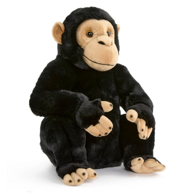 Photo 1 of FAO Schwarz 12" Baby Monkey Chimpanzee Toy Plush
