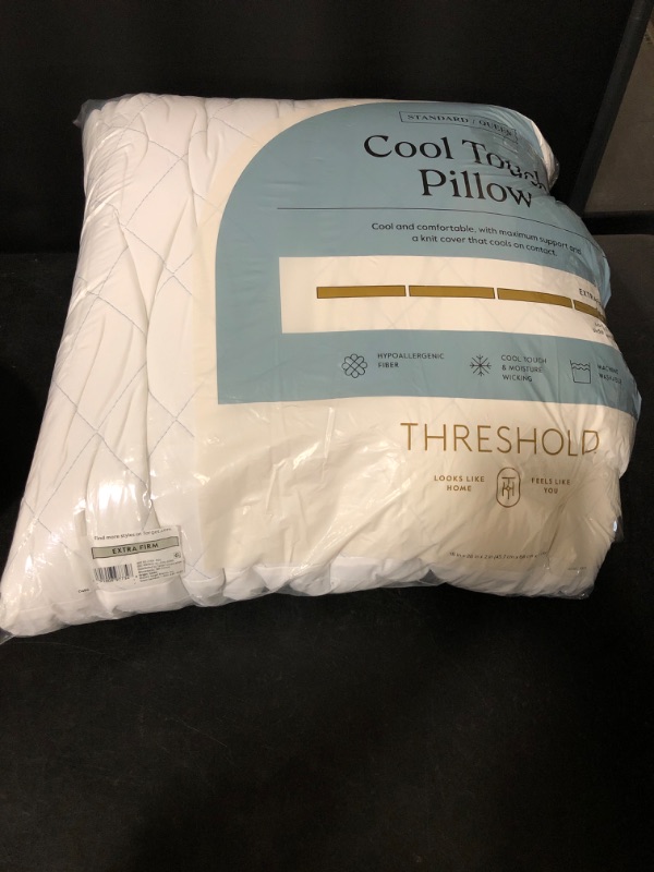 Photo 2 of Extra Firm Cool Touch Bed Pillow - Threshold
