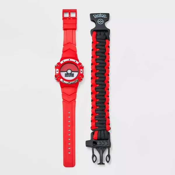 Photo 1 of Kids' Pokemon Watch Set - Red
