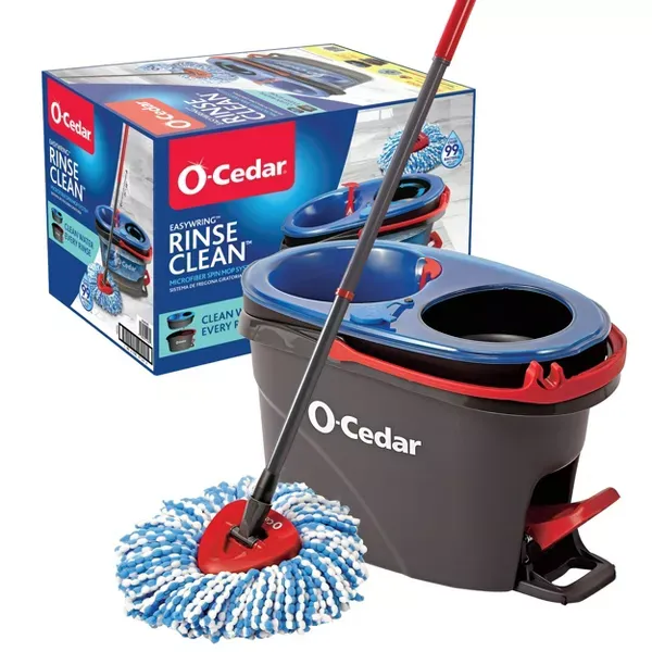 Photo 1 of O-Cedar EasyWring RinseClean Spin Mop & Bucket System
