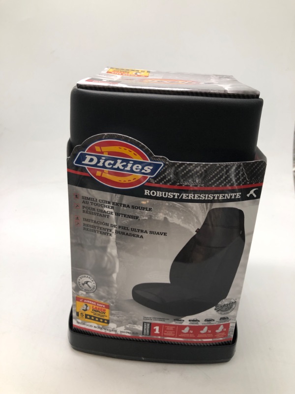 Photo 2 of Dickies Single Selwood Leatherette Seatcover Automotive Interior Covers and Pads Black
