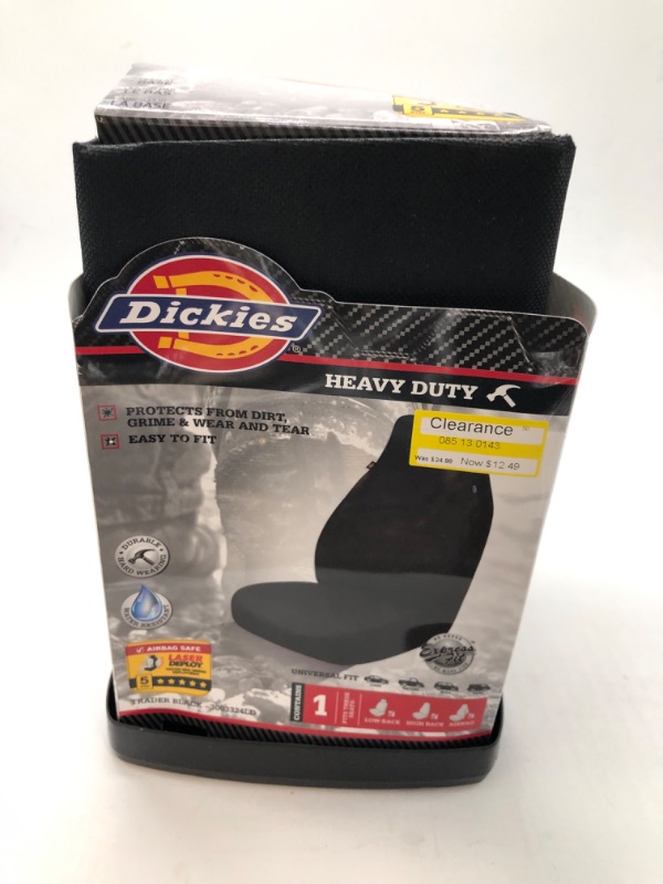 Photo 2 of Dickies Single Trader Front Seatcover Automotive Interior Covers and Pads Black
