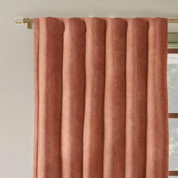 Photo 1 of Blackout Chenille Curtain Panels - Threshold™
