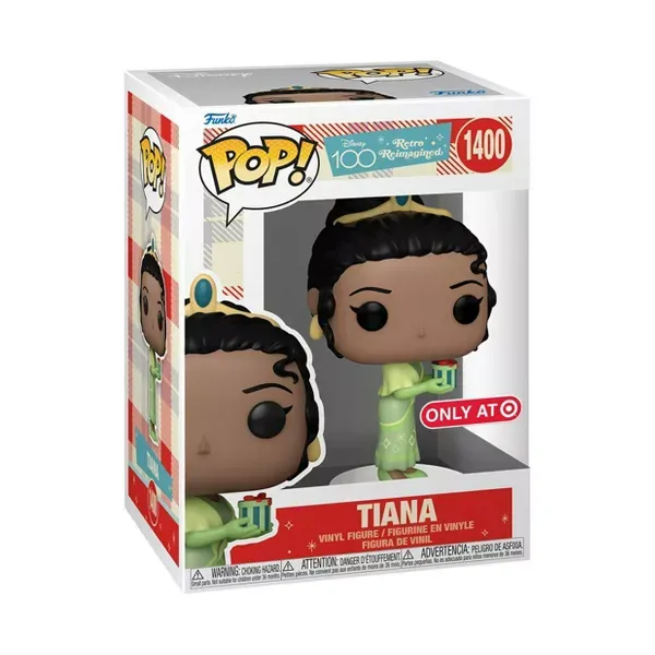 Photo 1 of Funko POP! Disney 100 Retro Reimagined Tiana Figure (Target Exclusive)
