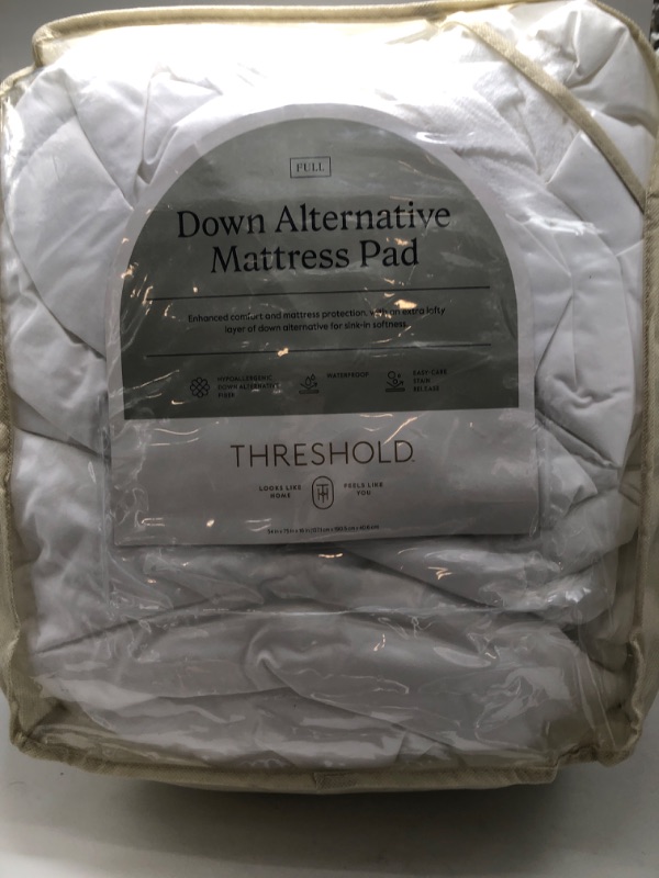 Photo 2 of Full Down Alternative Mattress Pad - Threshold™
