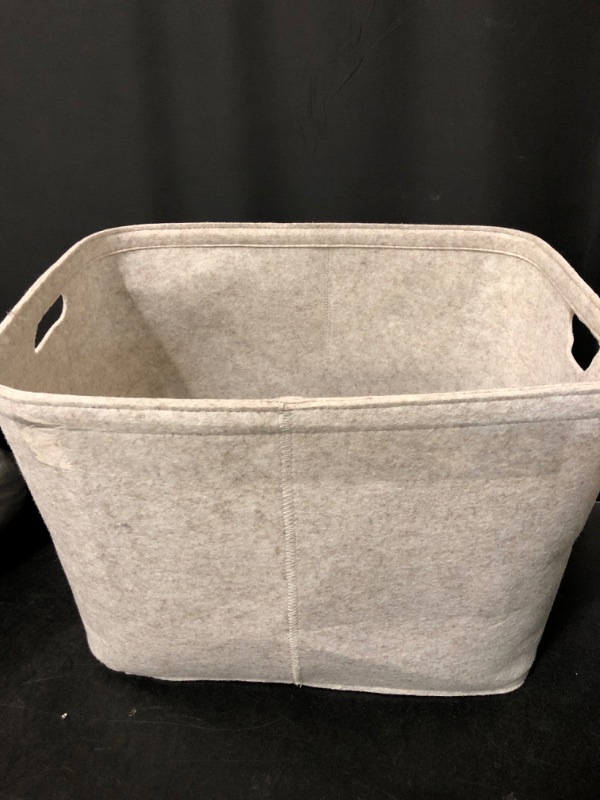 Photo 2 of Felt Basket with Stitching - Brightroom™
