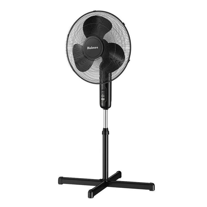 Photo 1 of Holmes 16" Oscillating 3 Speed Manual Stand Fan Black
