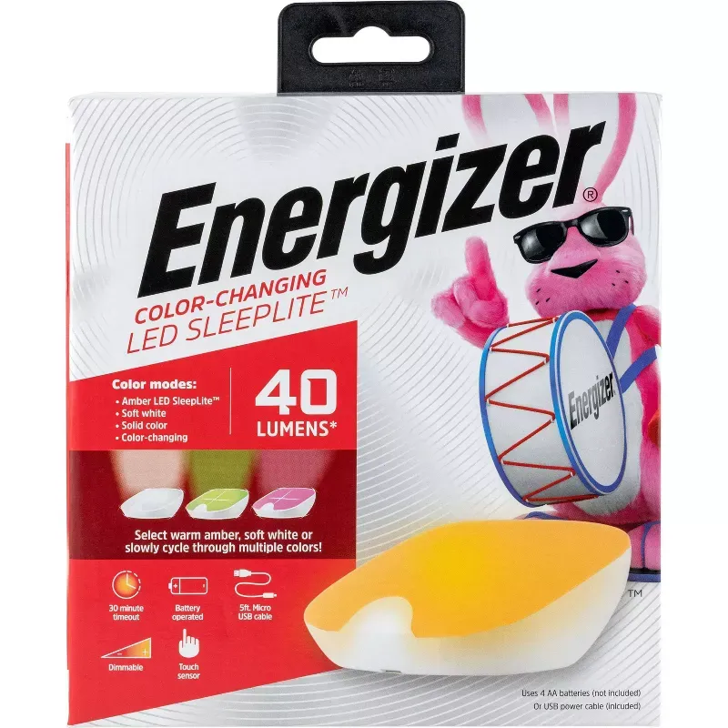 Photo 1 of Energizer 60lm Battery Operated Tabletop Light Capacitive Touch Color Changing USB
