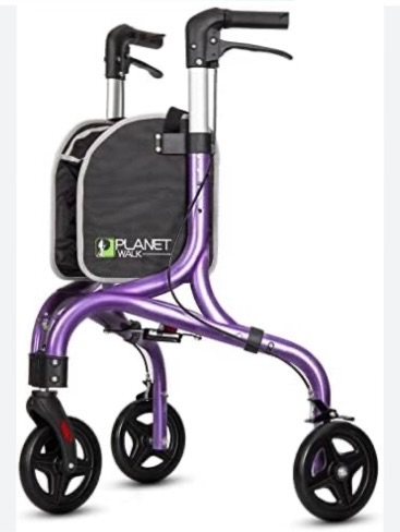 Photo 1 of PLANET WALK PREMIUM PURPLE 3 WHEEL ROLLATOR WALKER