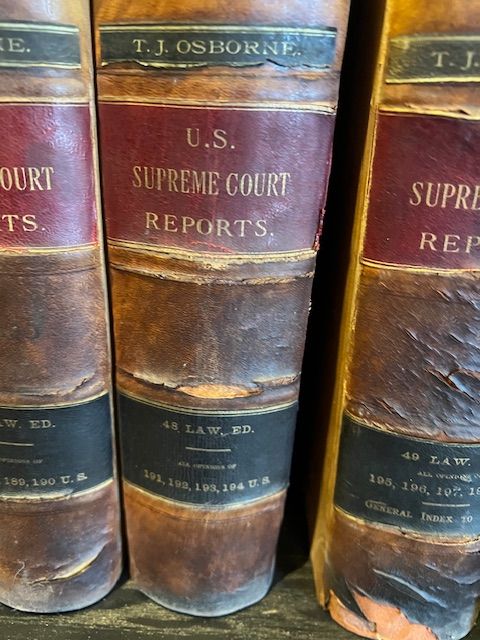 Photo 1 of 6-RARE ANTIQUE "SUPREME COURT SUPREME COURT REPORTS"  PUBLISHED 1866, VOLUMES  1-6 ONLY (MORE VOLUMES SOLD SEPARATELY)