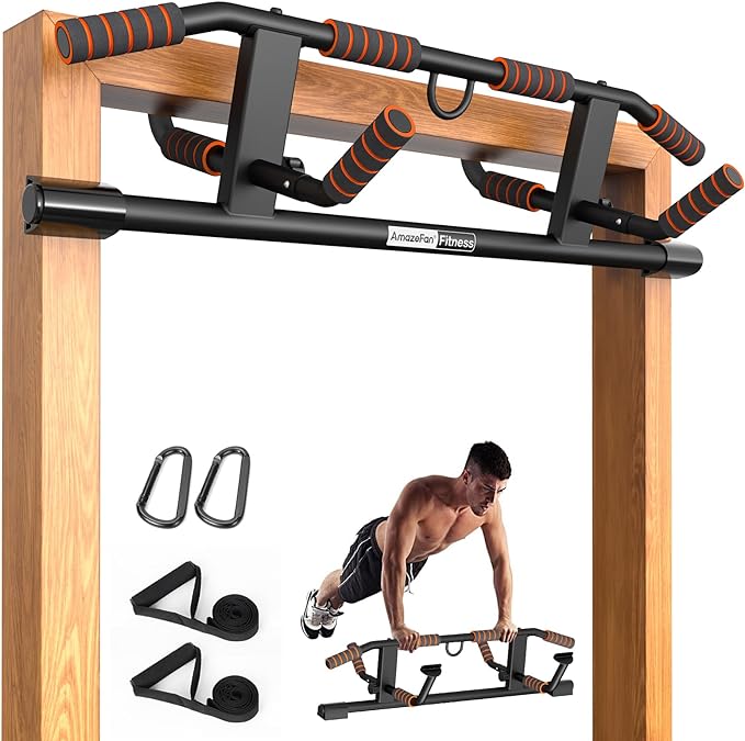Photo 1 of AMAZEFAN FITNESS DOORFRAME PULL-UP BAR WITH ERGONOMIC GRIP
