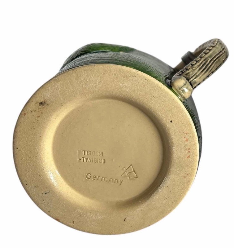 Photo 1 of THEWALT GERMAN CHARACTER "RICH MAN" HAND PAINTED W PEWTER LID STEIN