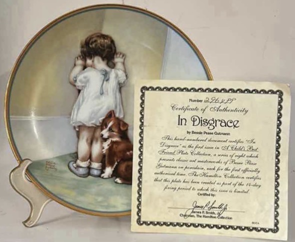 Photo 1 of HAMILTON "IN DISGRACE"  COLLECTIBLE PLATE