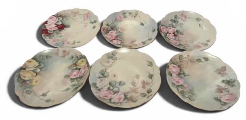 Photo 1 of 6 LIMOGES FRANCE 6” PLATES