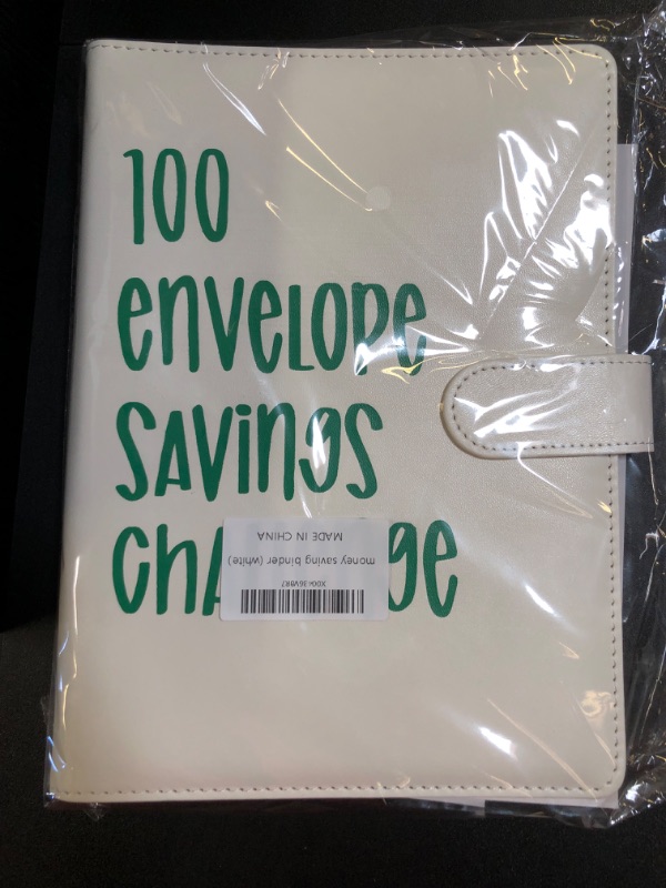 Photo 2 of 100 Envelopes Money Saving Challenge Binder,Easy and Fun Way To Save $5,050, A5 Money Saving Binder for Budgeting Money Saving (White)