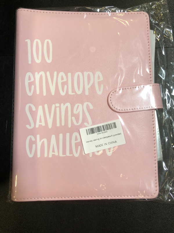 Photo 2 of 100 Envelopes Money Saving Challenge Binder,Easy and Fun Way To Save $5,050, A5 Money Saving Binder for Budgeting Money Saving (peach powder)