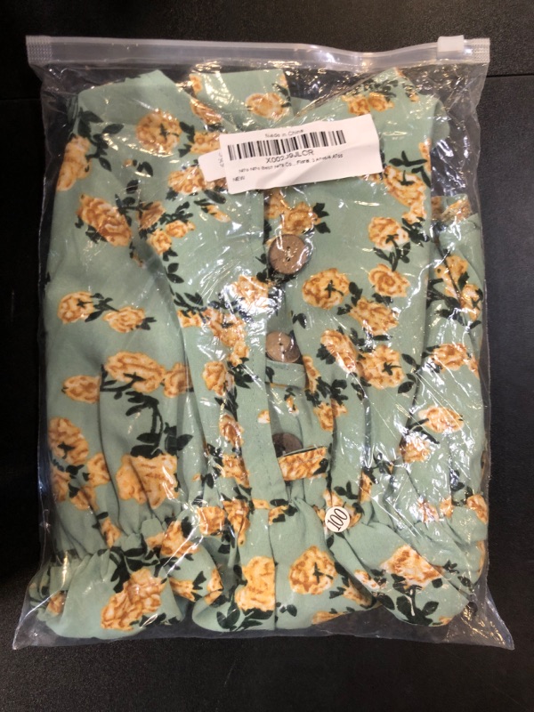 Photo 2 of FIOMVA baby-girls Cute,sleeveless 3-4T Floral Green