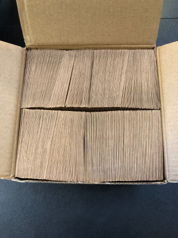 Photo 2 of Kraft Mini Envelopes, 4" x 2.75", Strong 35 lb. Paper, Contoured Gummed Flap, Envelopes for Gift Cards, Business Cards, Flower Cards (400/Box)