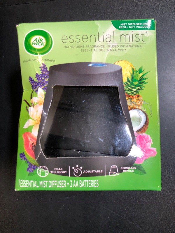 Photo 1 of Air Wick Essential Mist Diffuser, 1ct, Essential Oils Diffuser, Air Freshener 1 Count (Pack of 1) Black