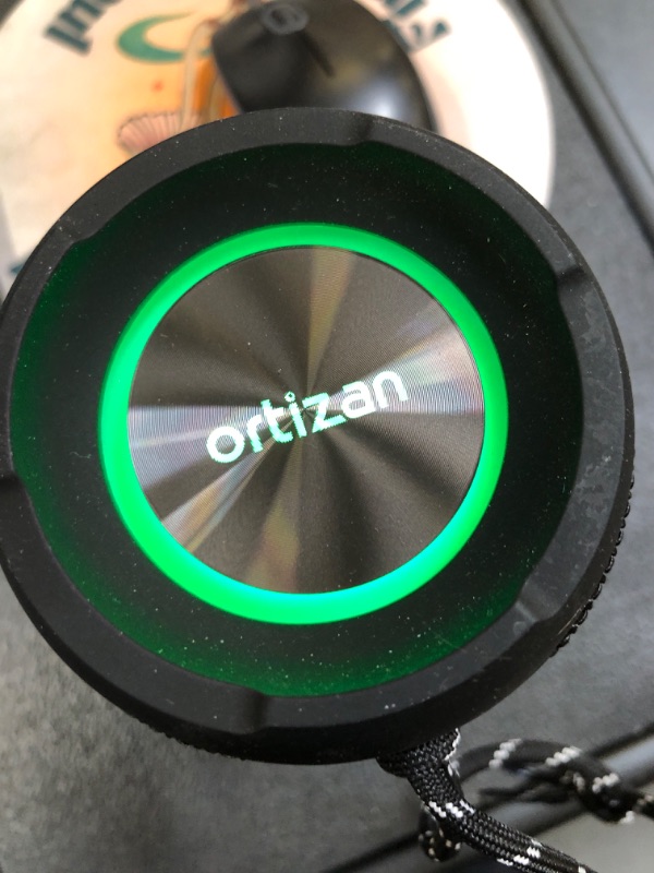 Photo 3 of Ortizan Portable Bluetooth Speakers, IPX7 Waterproof Wireless Speaker with 24W Loud Stereo Sound, Deep Bass, Bluetooth 5.3, RGB Lights, Dual Pairing, 30H Playtime for Home, Outdoor, Party
