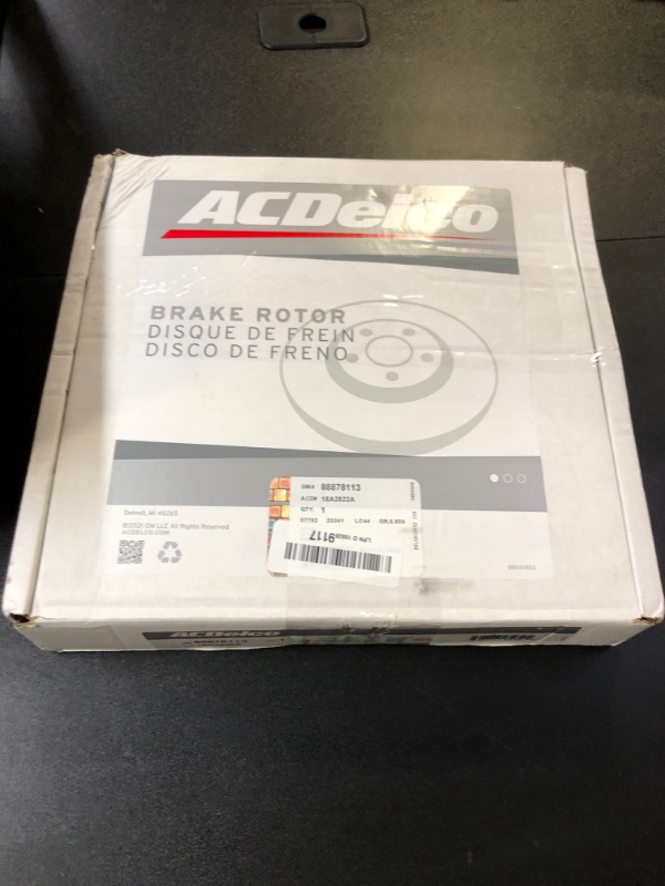 Photo 3 of ACDelco Silver 18A2822A Front Disc Brake Rotor