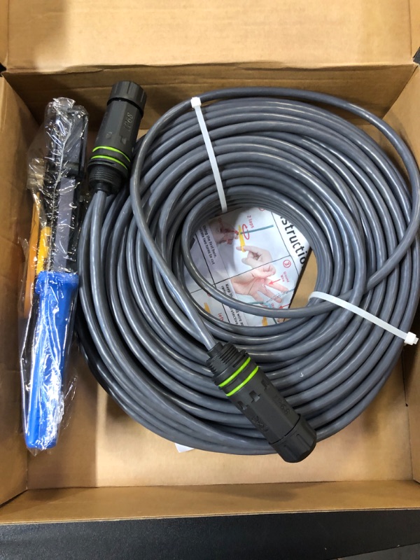 Photo 2 of 150ft Starlink Cable Extension & Repair Kit, Extend Original Cable to 225ft, Starlink Replacement Cable, Adopts Pure Copper Data Transmission