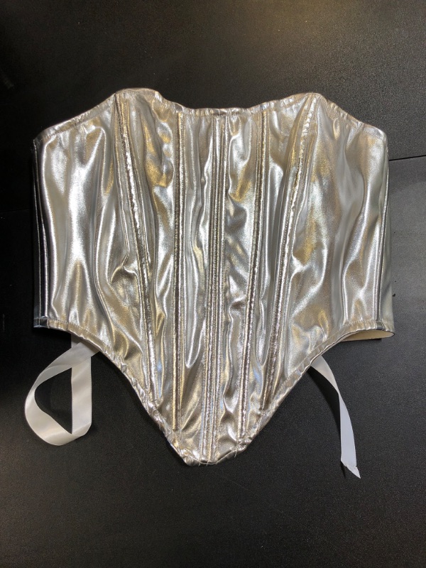Photo 1 of Silver Corset Top Small 