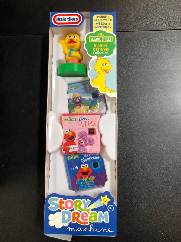 Photo 2 of Little Tikes Story Dream Machine Big Bird & Friends Story Collection, Storytime, Books, Sesame Street, Audio Play Character, Gift and Toy for Toddlers and Kids Girls Boys Ages 3+ Sesame Street Big Bird & Friends Collection