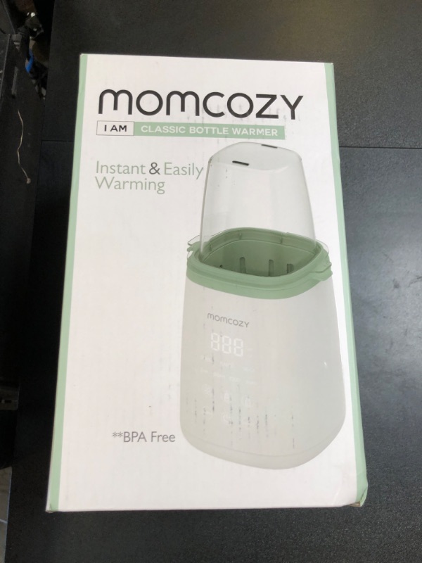 Photo 1 of Momcozy Smart Baby Bottle Warmer, Fast Baby Milk Warmer with Accurate Temperature Control and Automatic Shut-Off, Multifunctional Bottle Warmers for Breastmilk or Formula White