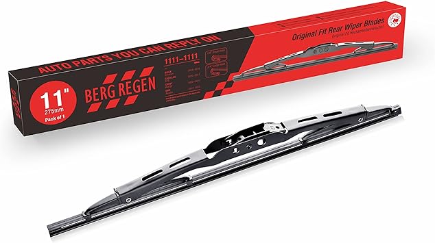 Photo 1 of BERG REGEN Rear Wiper Blades 11 inch(11-1), Replacement For GMC Acadia 2017-2013, Cadillac SPX 2016-2010, Cadillac XT5 2022-2017, Buick Envision 2018-2016, Back Windshield Wiper Blades +More Cars

