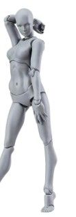 Photo 1 of Artists Manikin Art Mannequin Figure Supplies Drawing Tools, Small Drawing Figure Model for Sketching, Painting, Artists Female Gray Colored Version
