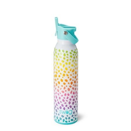 Photo 1 of Swig Life 20oz Flip + Sip Bottle | Insulated Stainless Steel Water Bottle with Straw | Wild Child
