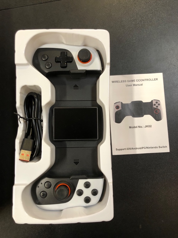 Photo 2 of Wireless Gamepad Controller for iPhone iOS Android Switch PC with Cool Conduction Plate RGB Colling Fan, Phone Controller Joystick for iPhone 15/14/13, Samsung, LG, Google, Turbo/Macro Function, COD