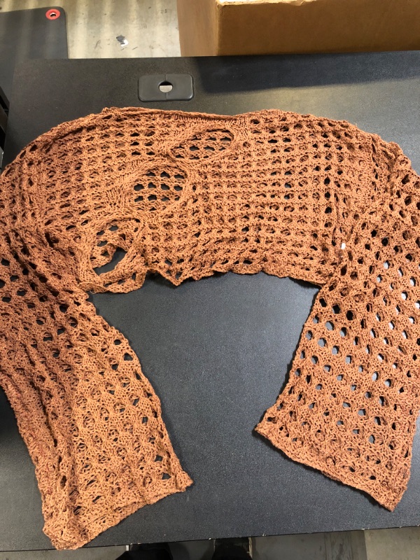 Photo 1 of Brown Knitted Top Medium 
