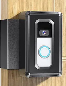 Photo 1 of DG-Direct Anti-Theft Doorbell Mount,Video Doorbell Door Mount for Home Apartment Office Room Renters, Fit for Most Kind Brand of Video Doorbell (Black)
