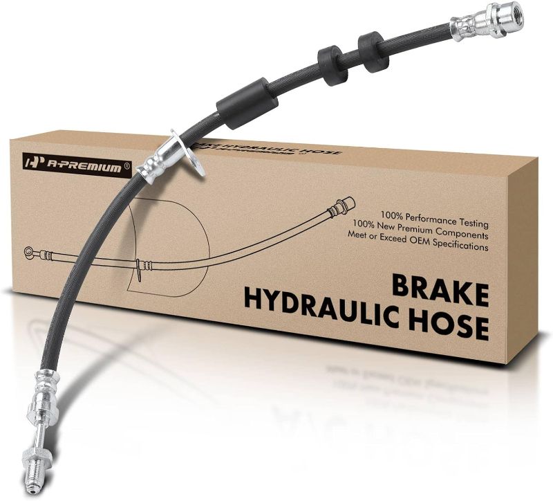 Photo 1 of A-Premium Front Driver or Passenger Side Brake Hydraulic Hose Compatible with Select Ford Models - C-Max 2013-2018, Focus 2012-2018, Transit Connect 2014-2022 - Replace# CV6Z2078A
