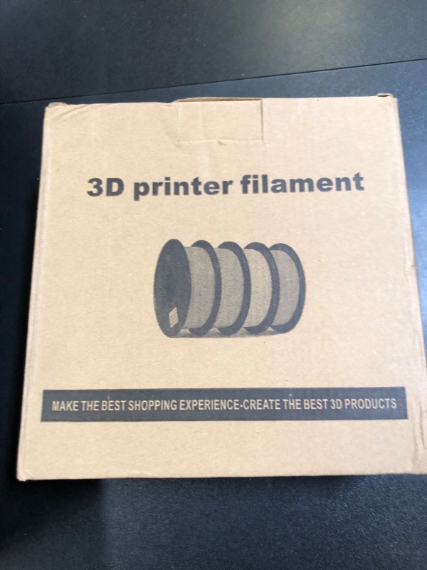 Photo 3 of Longer PLA Filament 1.75mm, 3D Printer PLA Filament, Dimensional Accuracy +/- 0.02 mm, 1kg Cardboard Spool (2.2lbs), Fit Most FDM Printer (Red)