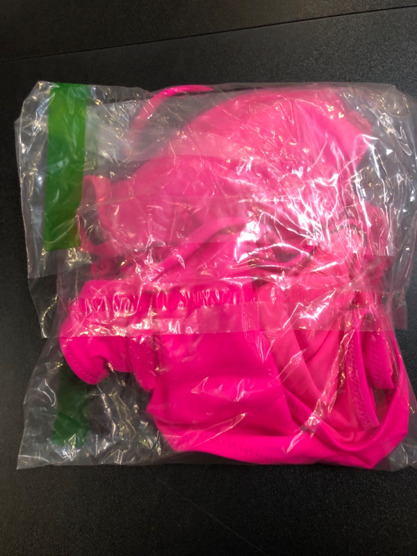 Photo 2 of Neon Pink One Piece Bathing Suit Medium 