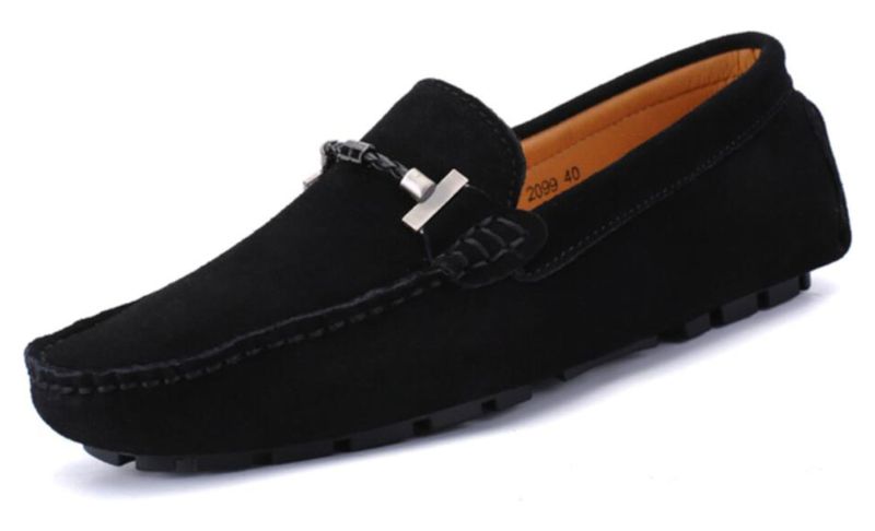 Photo 1 of Go Tour New Mens Casual Loafers Moccasins Slip On Driving Shoes Black 11/46
