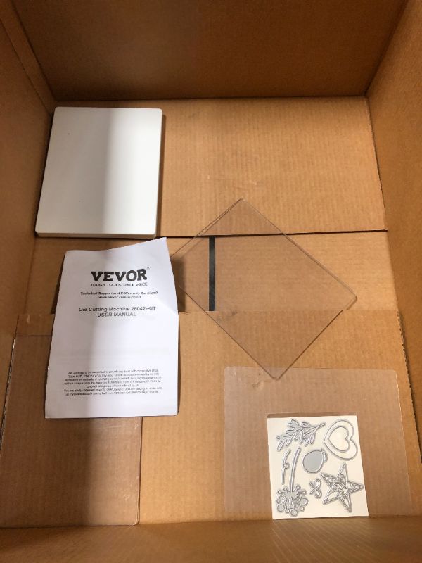 Photo 3 of VEVOR Manual Die Cutting & Embossing Machine, Portable Cut Machines, 6 inch Opening Scrapbooking Machine Full Kit Included, for Arts & Crafts, Scrapbooking, Card Making and Crafting, White